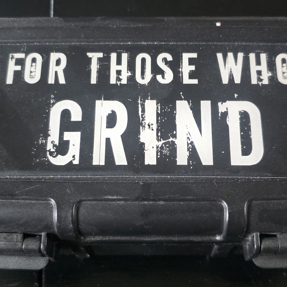Black 'For Those Who GRIND' Cigar Travel Case